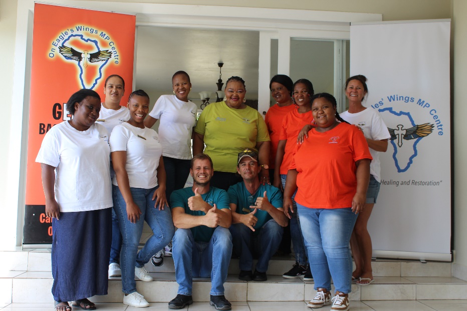 The On Eagle's Wings staff team together