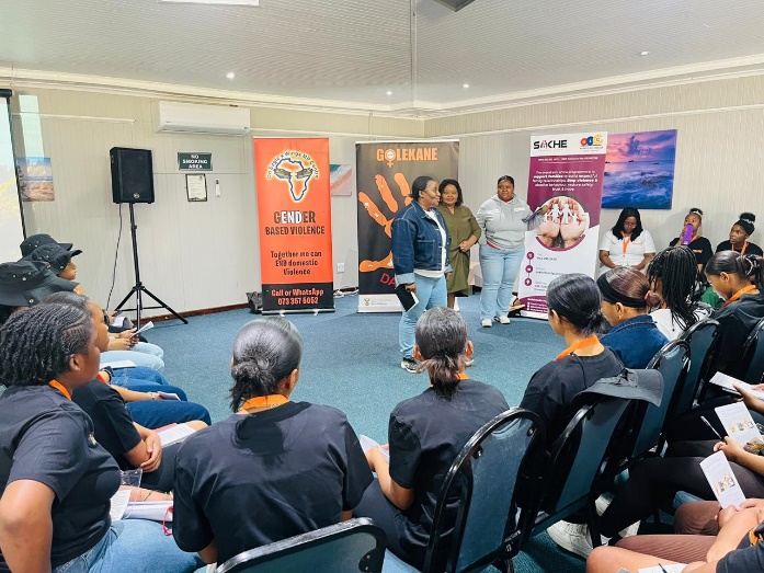 On Eagle's Wings facilitating a community training session